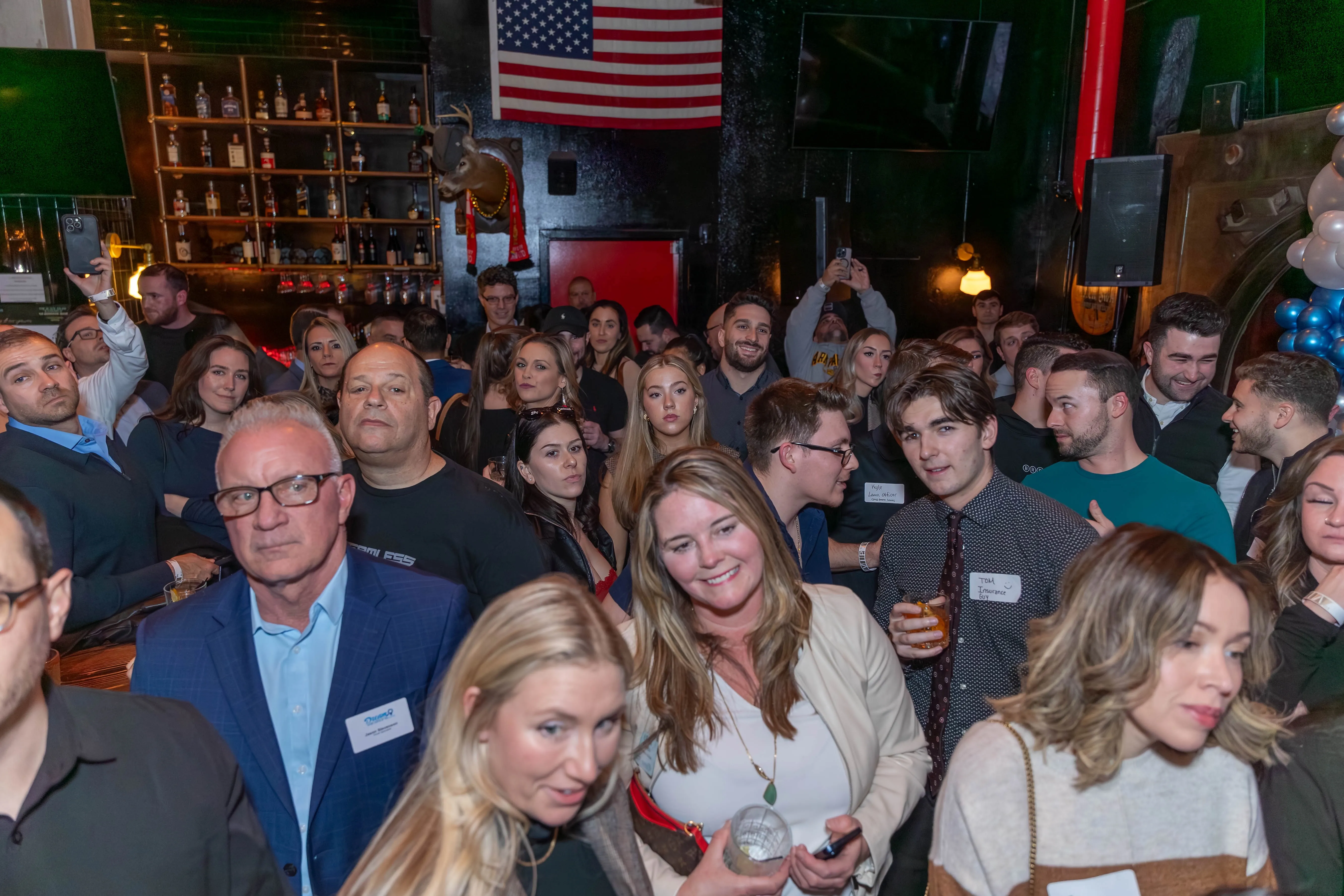 Full room of attendees networking at a sold-out Battle Connects event