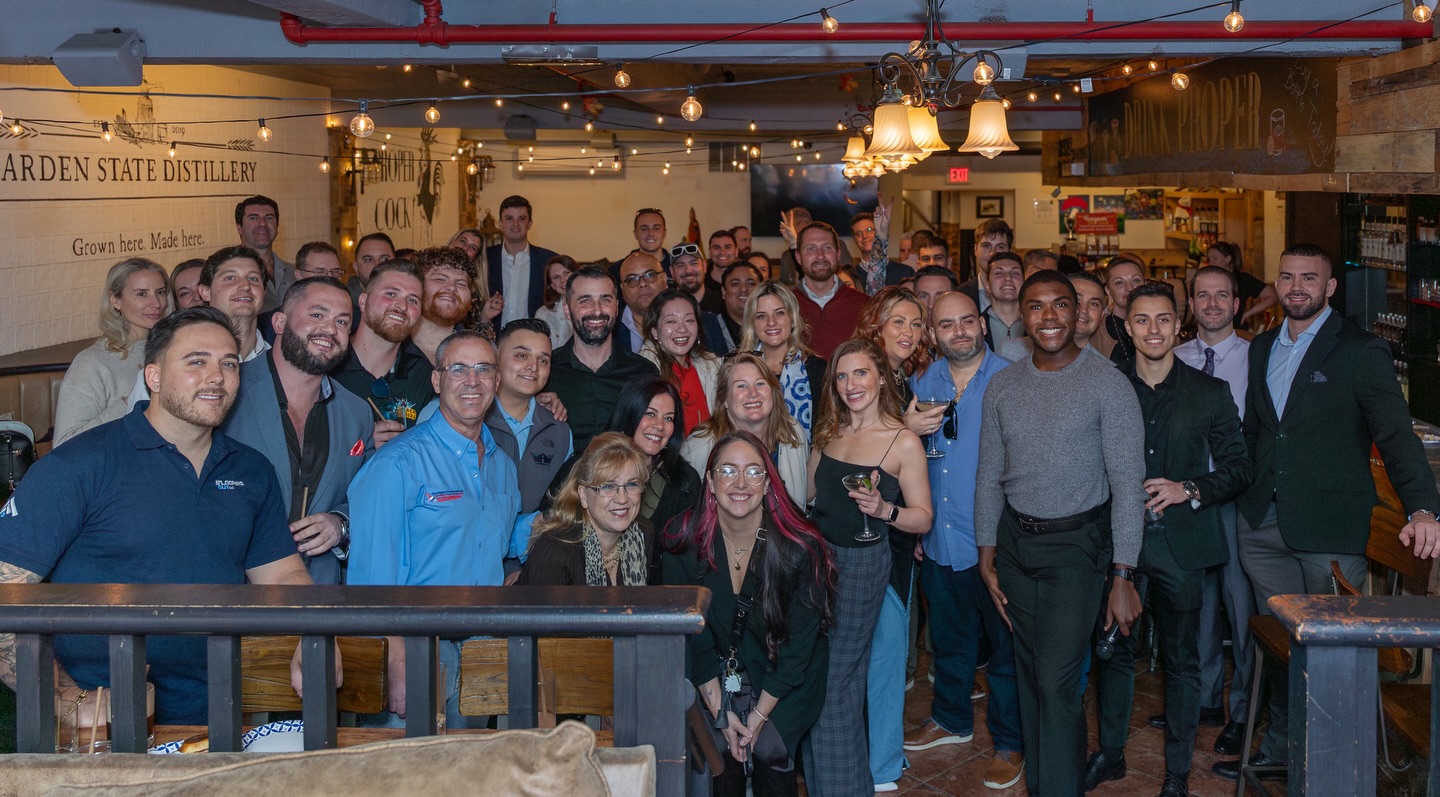 Attendees networking inside a Battle Connects event