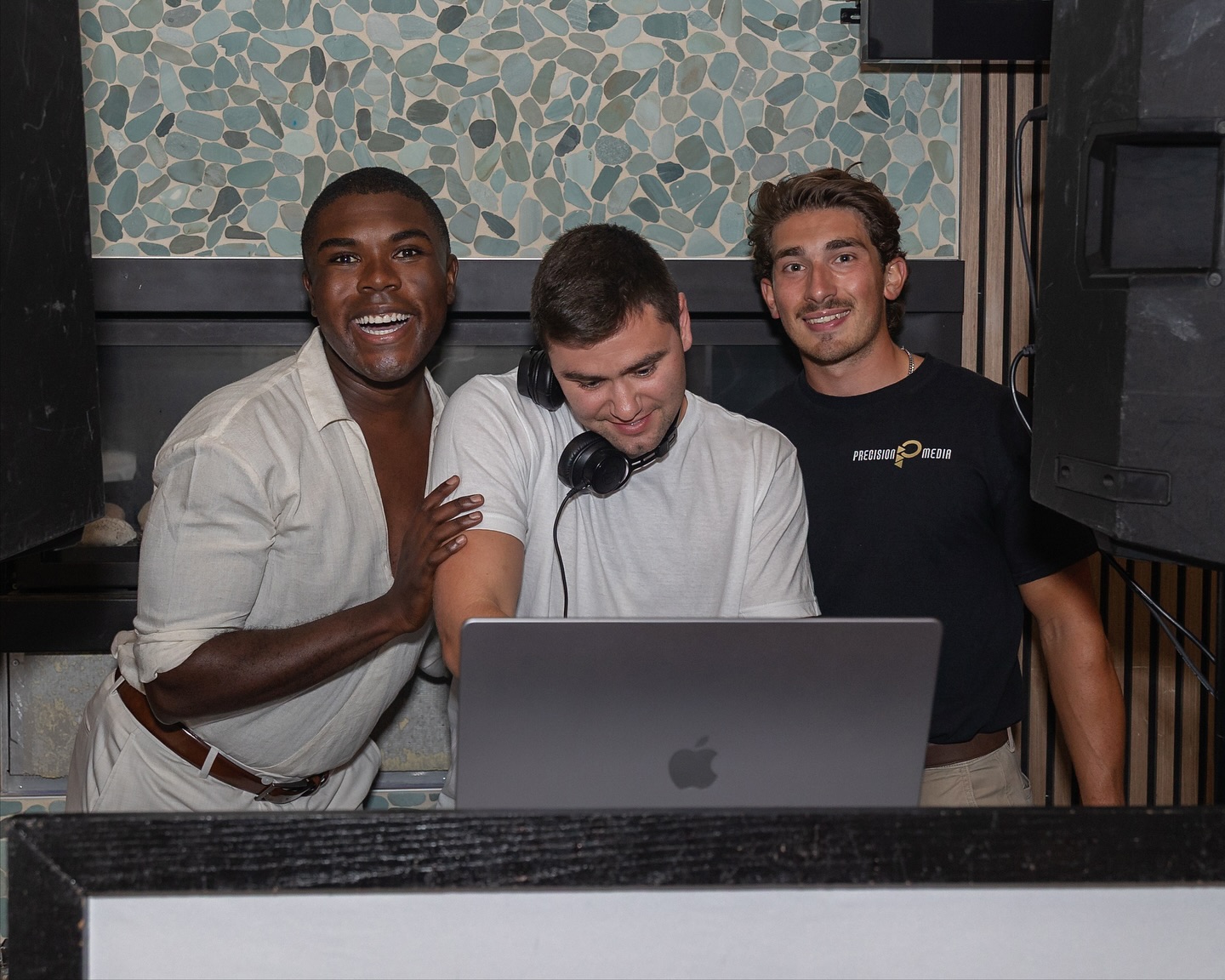 Event attendees taking a group photo